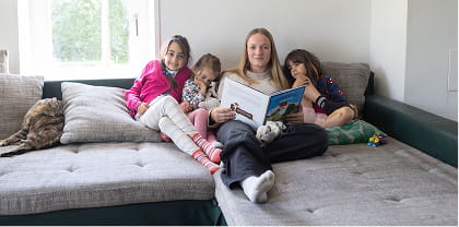 Mit Unterstützung in der Kinderbetreuung
