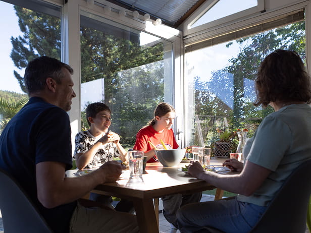 Kennenlernen mit einer Gastfamilie